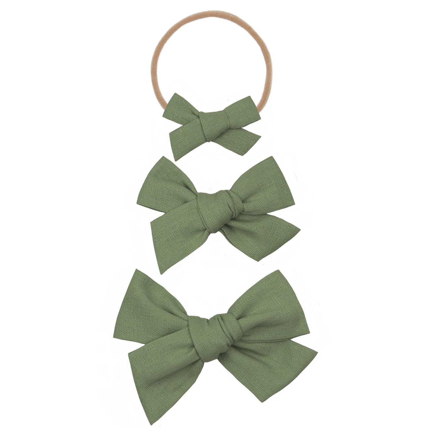 Lou Lou and Company Linen Bow Headband - Medium