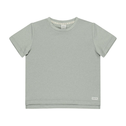 Rylee and Cru Cove Essential Tee - Heathered Seafoam