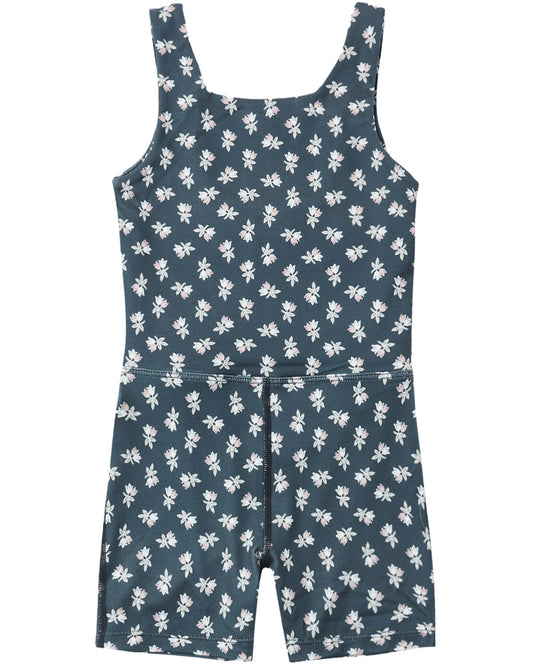 Rylee and Cru Malibu Bodysuit - Blue Blooms