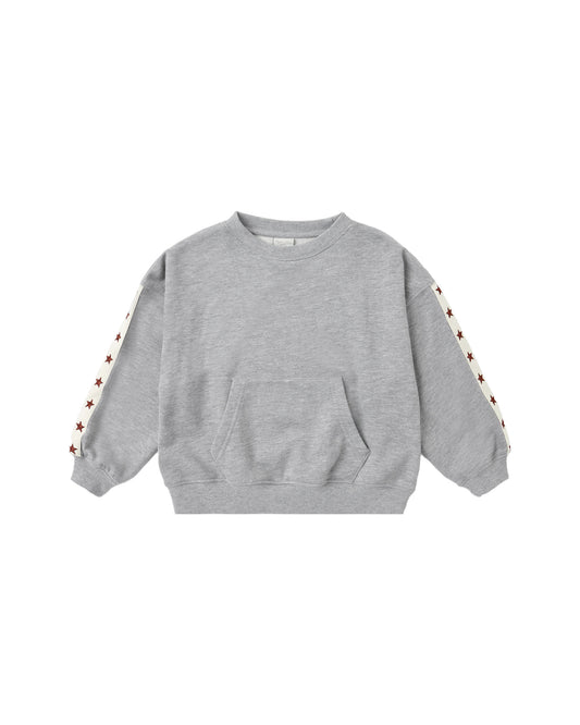 Rylee and Cru Pouch Pocket Crew - Heathered Dusty Blue