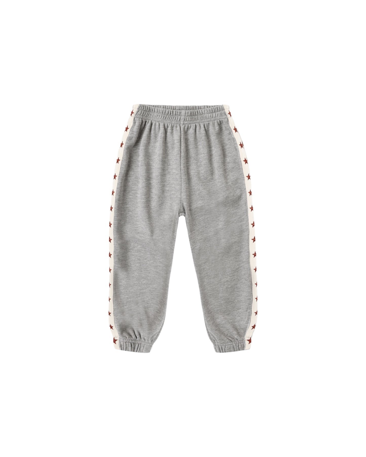 Rylee and Cru Paneled Sweatpant - Heathered Dusty Blue
