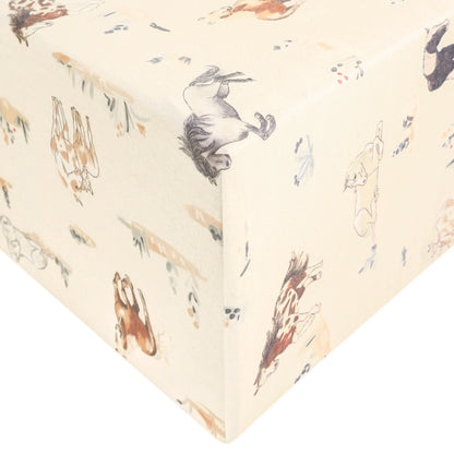 Copper Pearl Premium Crib Sheet