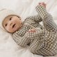 Quincy Mae Bamboo Zip Footie - Forest Check