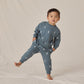 Quincy Mae Relaxed Fleece Sweatshirt - Silver Moons