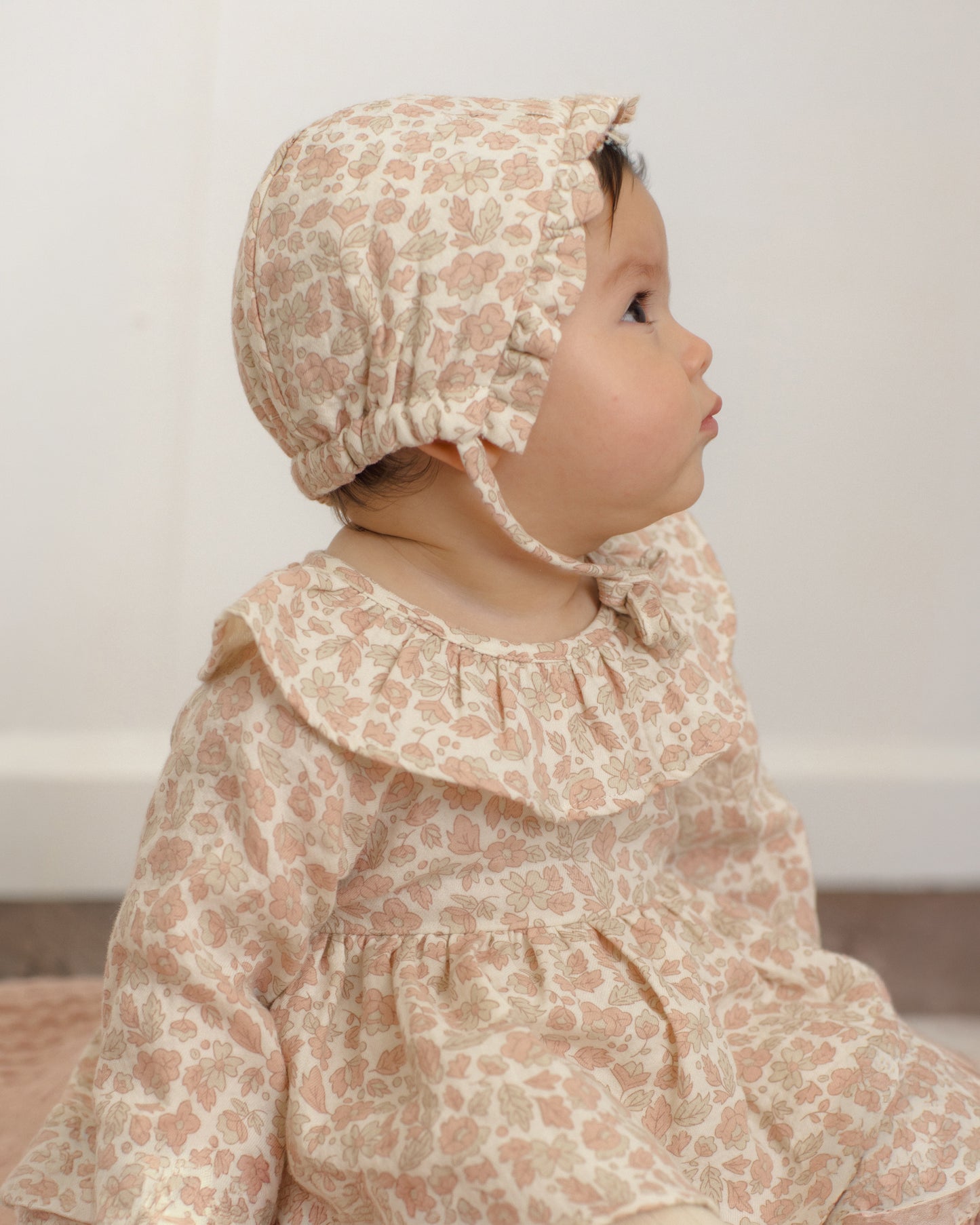 Quincy Mae Thalia Romper - Pink Blossom
