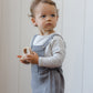 Quincy Mae Long Sleeve Tee - Cloud Stripe