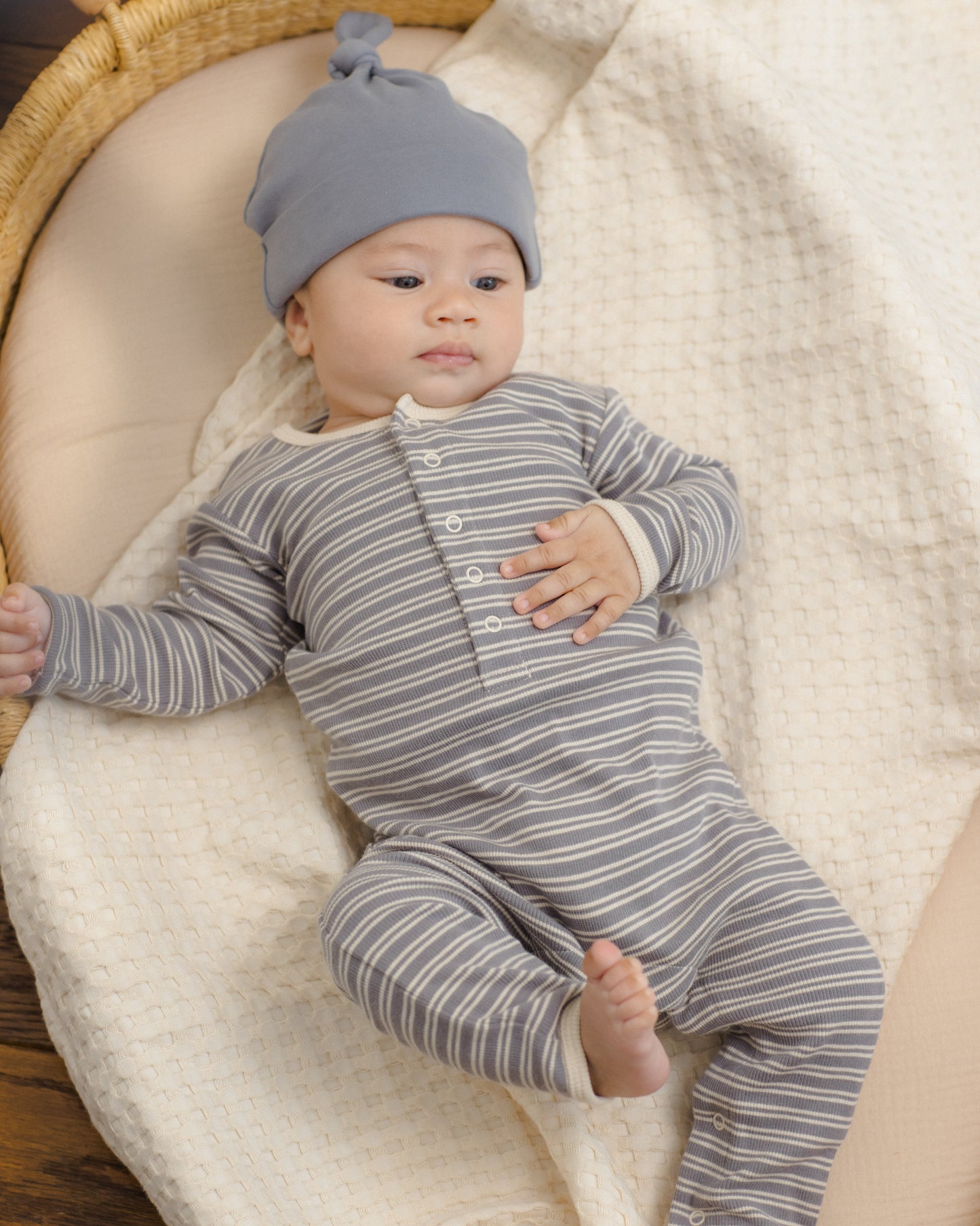 Quincy Mae Waffle Baby Blanket - Natural