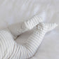 Quincy Mae Zip Long Sleeve Sleeper Footie - Cloud Stripe