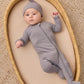 Quincy Mae Knotted Baby Hat - Cloud
