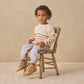 Quincy Mae Rex Sweater - Almond Stripe