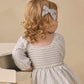 Quincy Mae Lainey Romper - Cloud Stripe