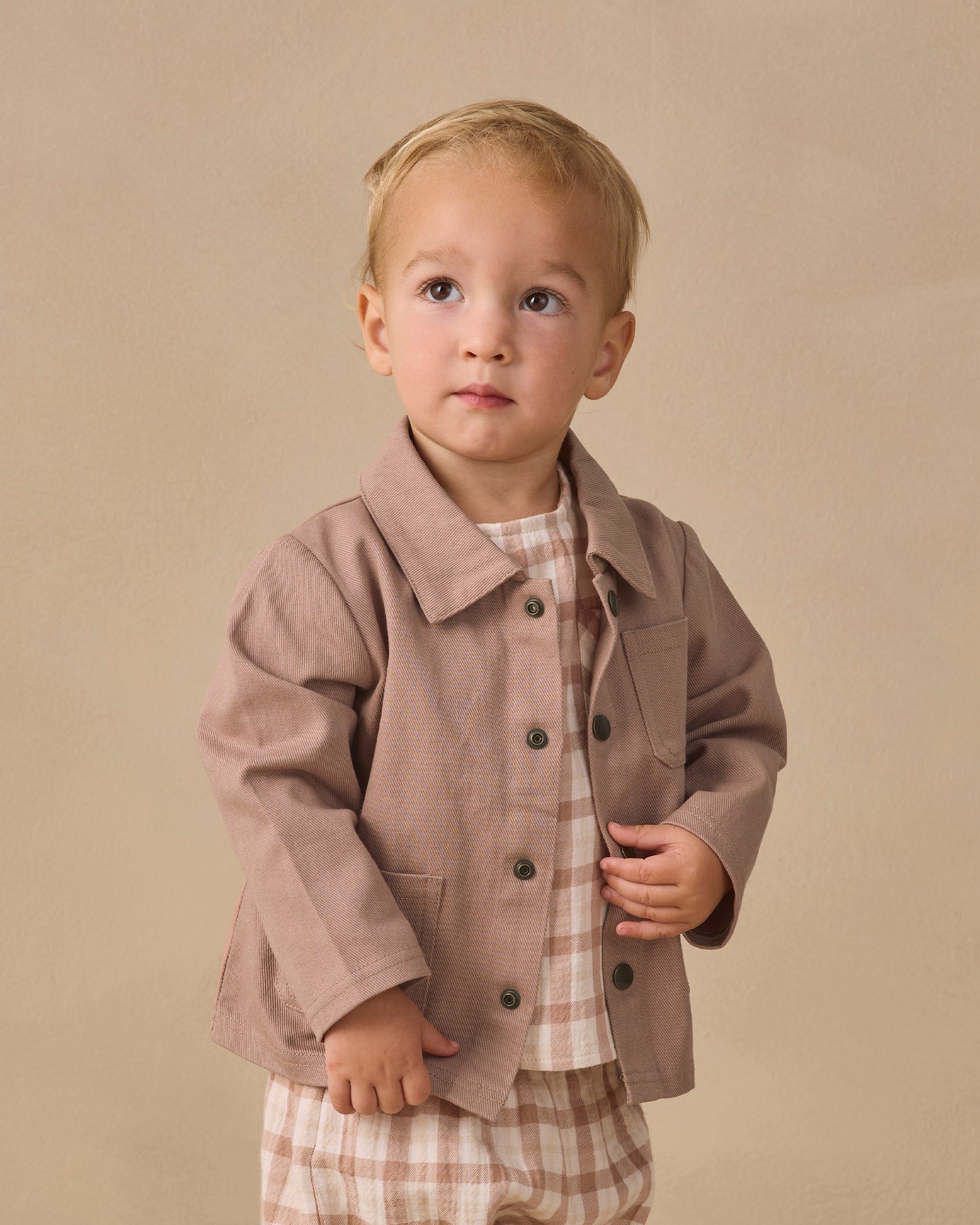 Quincy Mae Utility Jacket - Almond