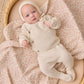Quincy Mae Knit Wrap Top + Pant Set - Natural