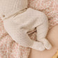 Quincy Mae Knit Wrap Top + Pant Set - Natural