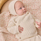 Quincy Mae Knit Wrap Top + Pant Set - Natural