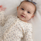 Quincy Mae Ruffle Jumpsuit - Blue Ditsy