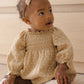 Quincy Mae Eden Romper - Butterscotch Floral