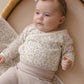 Quincy Mae Side Snap Bodysuit + Pant Set - Floret