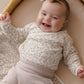 Quincy Mae Side Snap Bodysuit + Pant Set - Floret