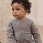 Quincy Mae Pocketed Woven Jumpsuit - Midnight Gingham