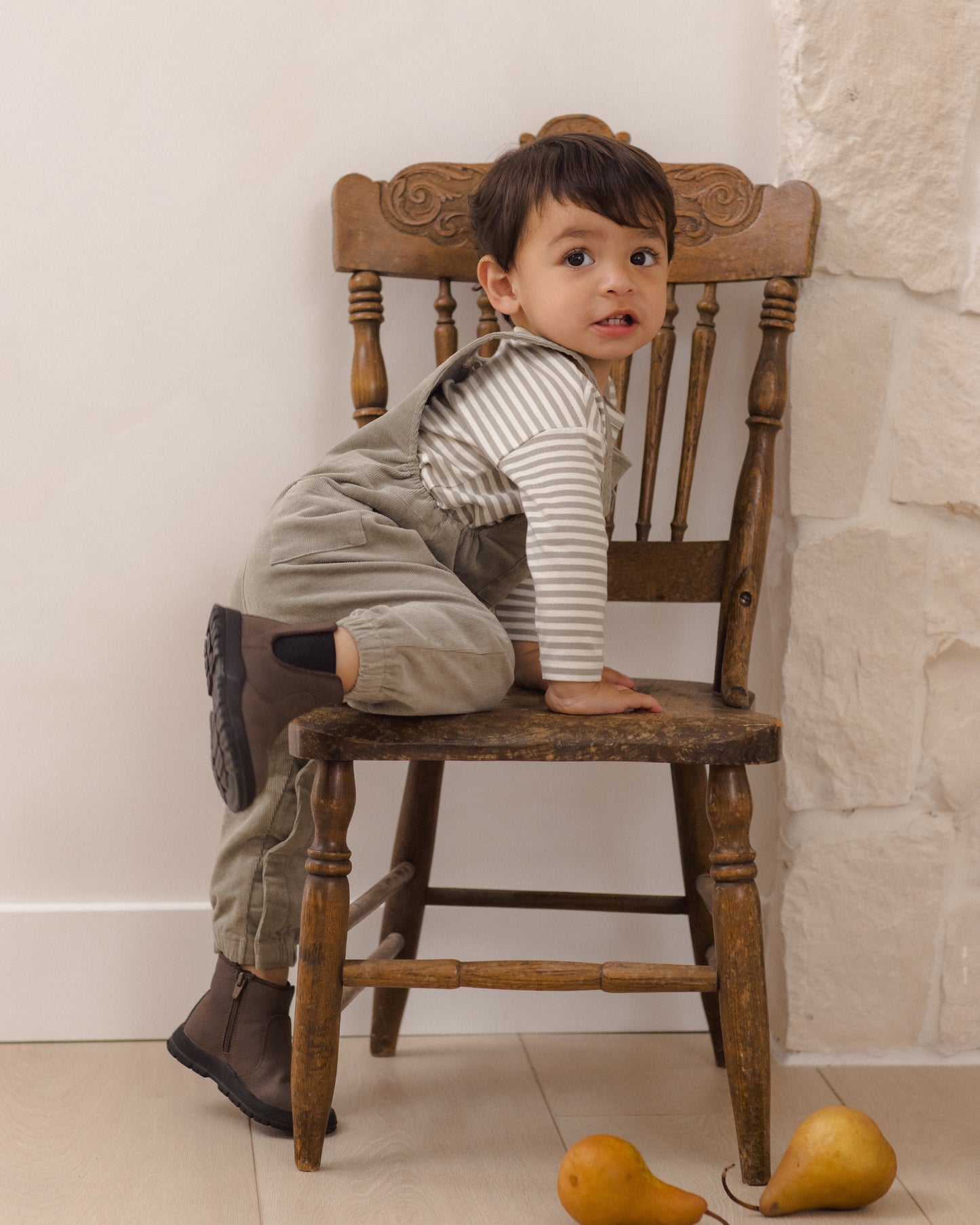 Quincy Mae Baby Overall - Laurel