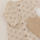 Quincy Mae Waffle Long Sleeve Jumpsuit - Meadow