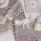 Quincy Mae Chunky Knit Pant - Cherry Stripe