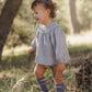 Quincy Mae Mia Top + Bloomer Set - Midnight Gingham