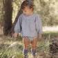 Quincy Mae Mia Top + Bloomer Set - Midnight Gingham