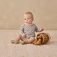 Quincy Mae Long Sleeve Romper - Vintage Stripe