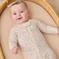 Quincy Mae Zip Long Sleeve Sleeper Footie - Floret