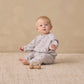 Quincy Mae Waffle Slouch Set - Stars