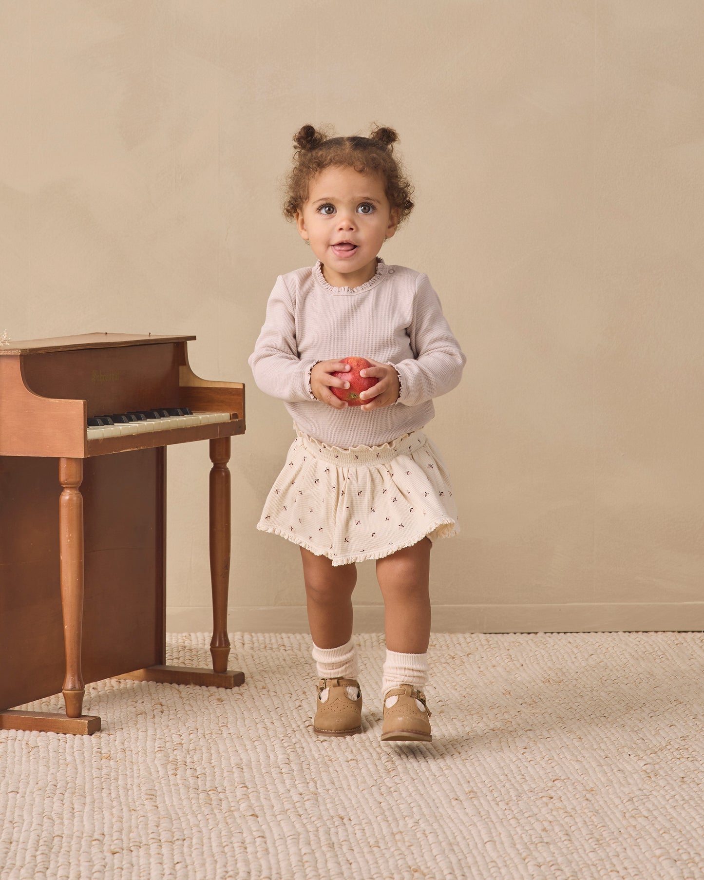 Quincy Mae Skirted Bloomer - Fall Ditsy