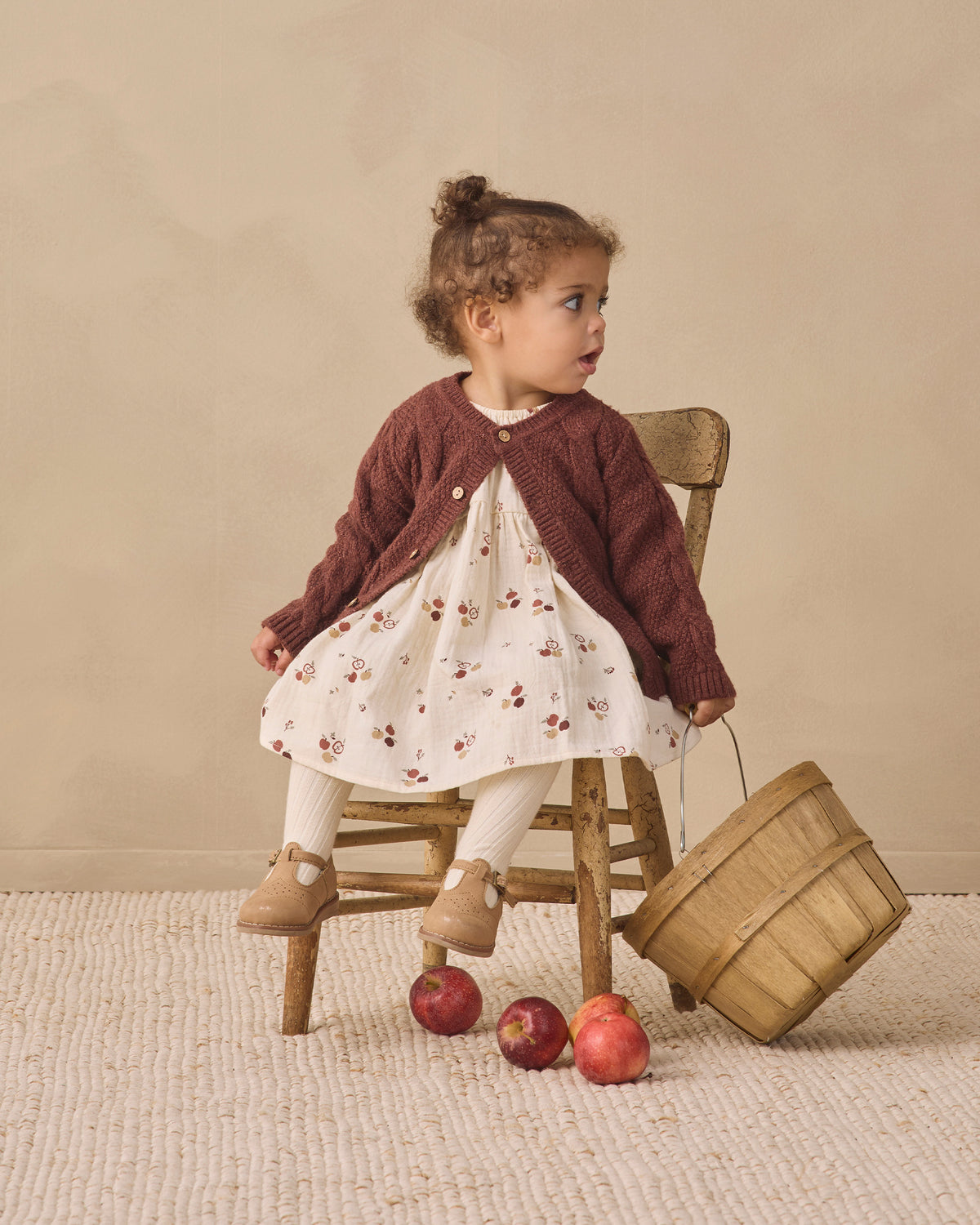 Quincy Mae Bella Dress - Apples