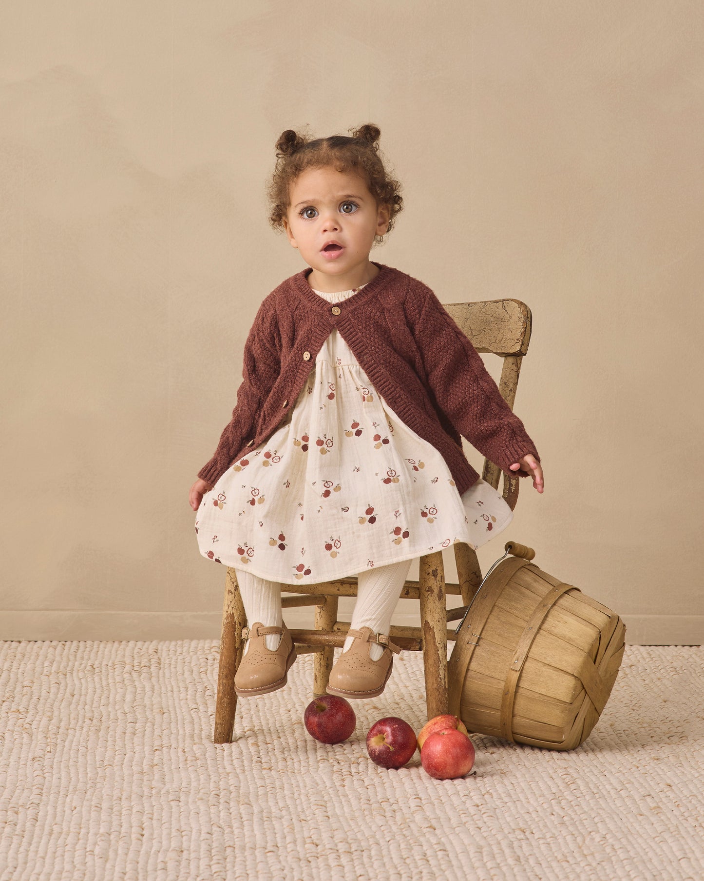 Quincy Mae Bella Dress - Apples