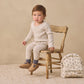 Quincy Mae Rib Knit Legging - Heathered Oatmeal