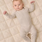 Quincy Mae Baby Footie - Laurel Microstripe