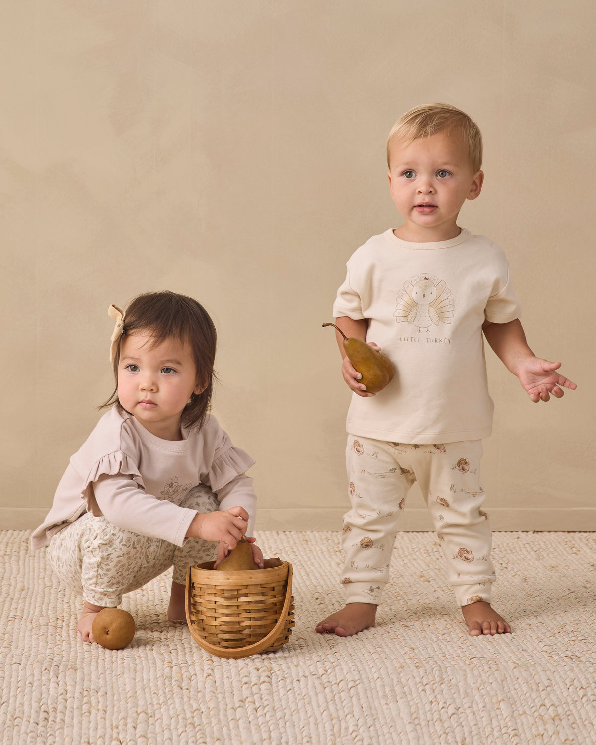 Quincy Mae Boxy Tee - Little Turkey