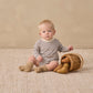 Quincy Mae Long Sleeve Romper - Vintage Stripe