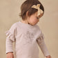 Quincy Mae Ruffle Long Sleeve Tee - Fleur