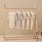 Quincy Mae Zip Long Sleeve Sleeper Footie - Pears