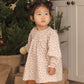 Quincy Mae V Smocked Dress - Winter Rose