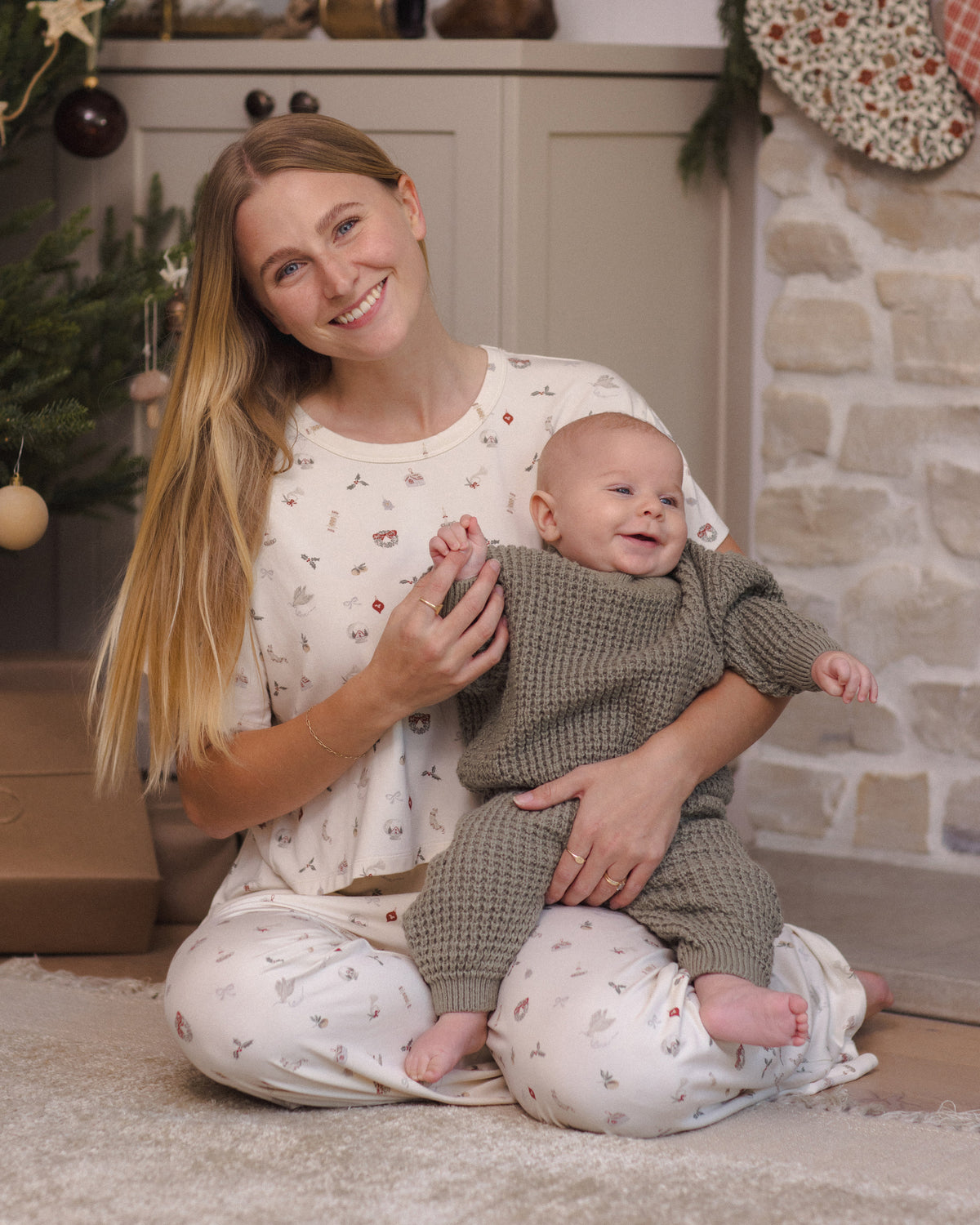 Quincy Mae Chunky Knit Sweater - Spruce