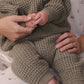 Quincy Mae Chunky Knit Pant - Spruce