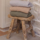 Quincy Mae Chunky Knit Sweater - Heathered Latte