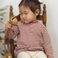 Quincy Mae Henley Knit Top - Candy Stripe