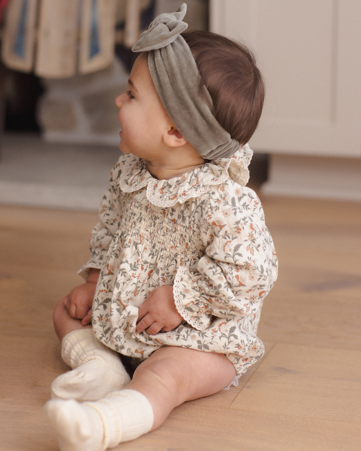 Quincy Mae Socks Set - Natural, Redwood
