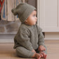 Quincy Mae Chunky Knit Pant - Spruce
