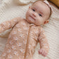 Quincy Mae Bamboo Zip Footie - Fall Floral