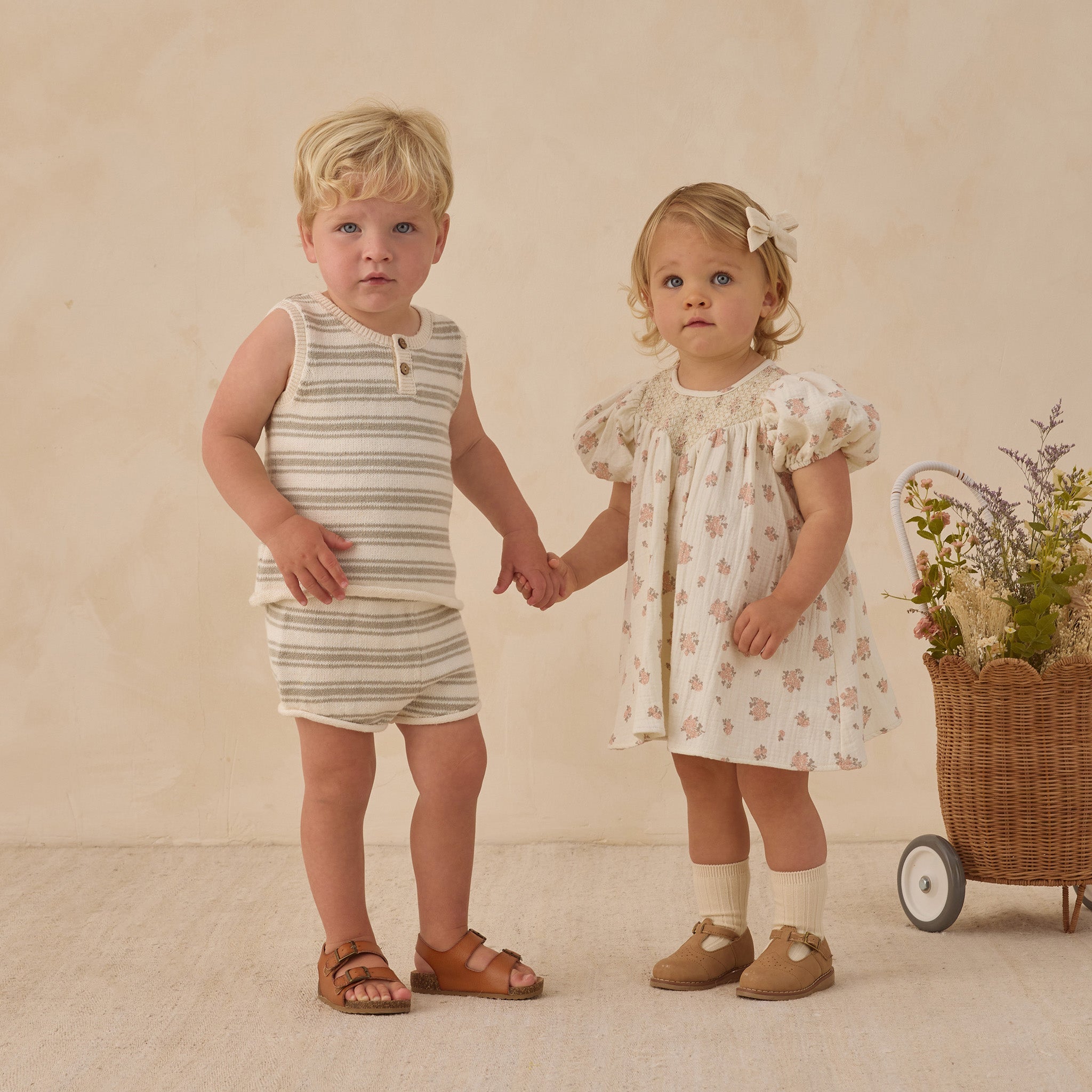 Quincy Mae Carina Dress - Garden Rose | The Baby Cubby